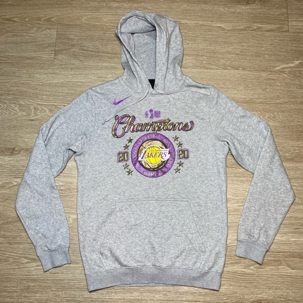 Los Angeles Lakers Nike 2020 NBA Finals Champions Locker Room Hoodie Men's SMALL